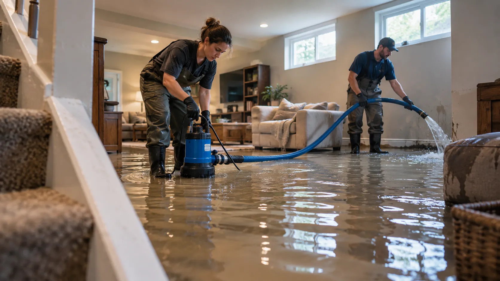 Flooded Basement Cleanup in Seattle, WA